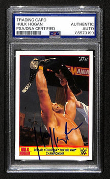 Hulk Hogan Signed/Auto 2015 Topps Wwe Champion