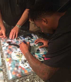 Jarvis Landry The Catch Autographed 16X20 Photo