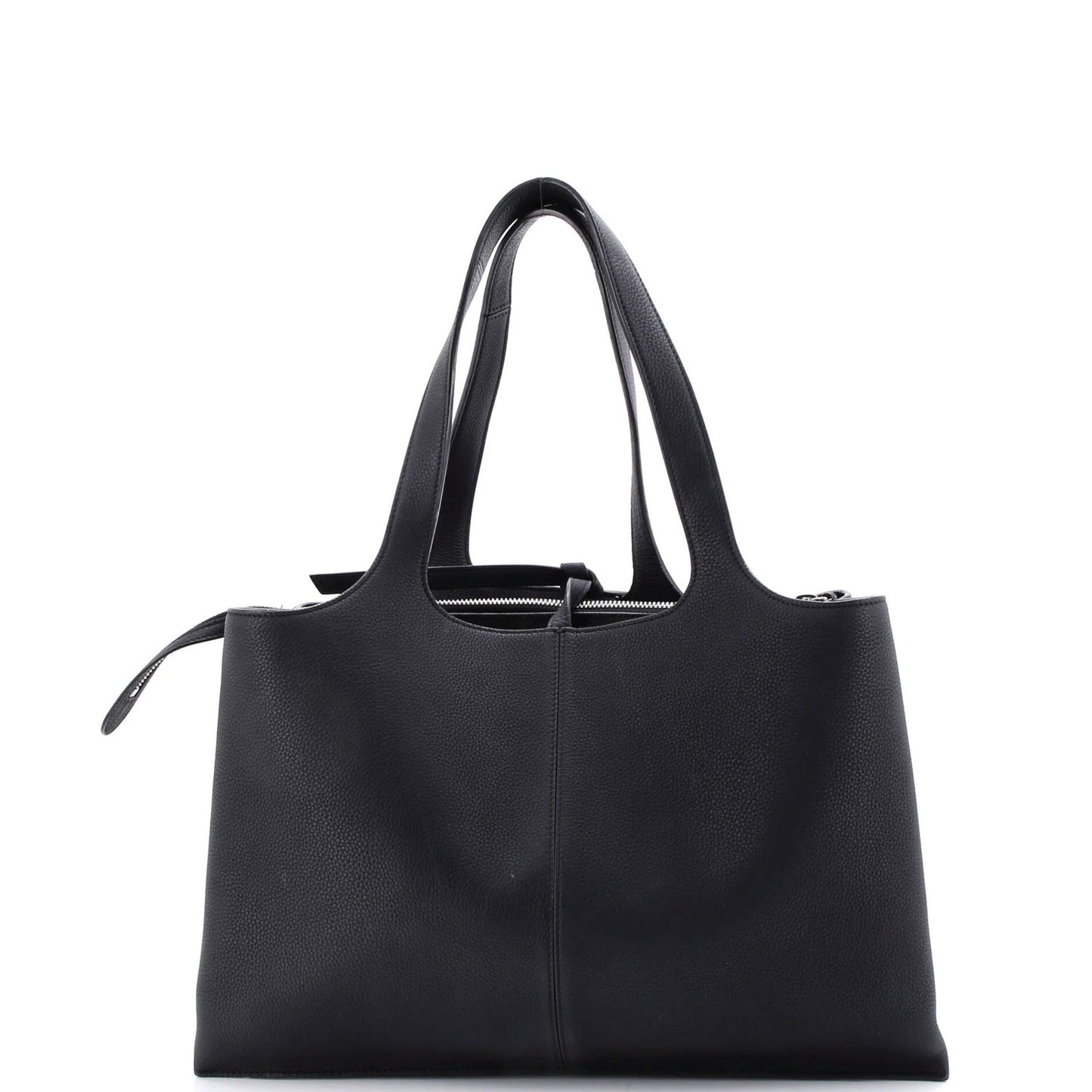 Celine Tri-Fold Shoulder Bag Grained Calfskin Medium