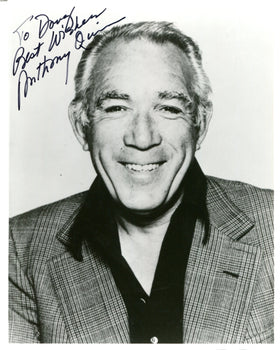 Anthony Quinn Autographed 8X10 Photo