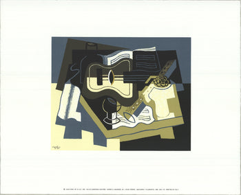 Juan Gris Guitar And Clarinet 