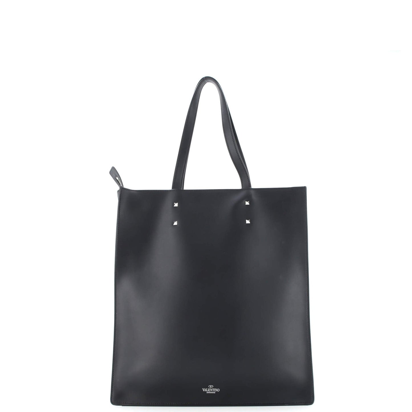 Valentino Garavani Vltn Rockstud Shopping Tote Printed Leather Tall