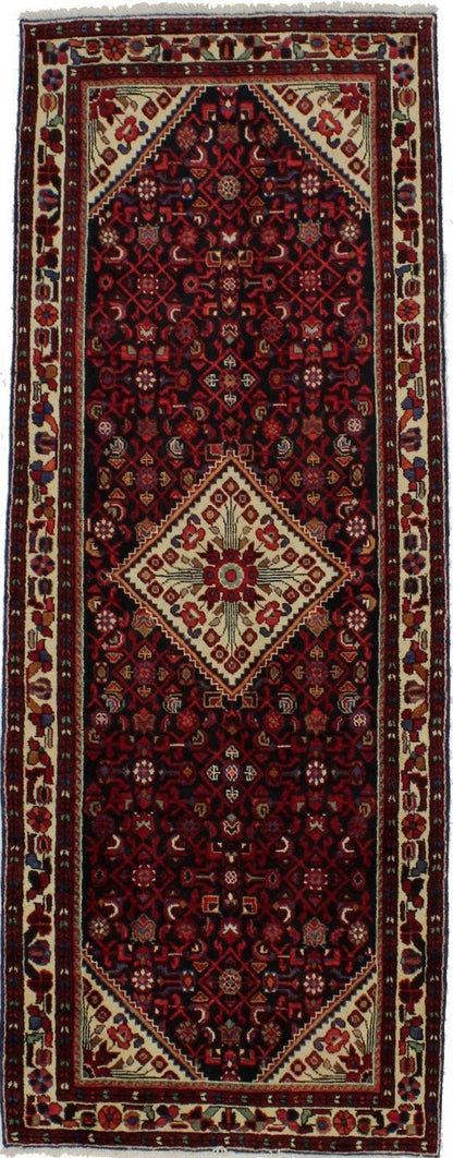 4X10 Handmade Vintage Tribal Oriental Wool Runner Rug Wide Hallway Kitchen