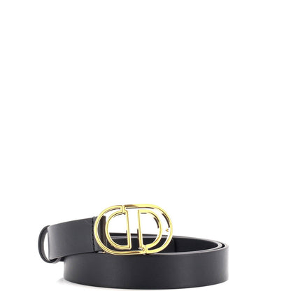 Christian Dior 30 Montaigne Cut-Out Belt Leather Thin