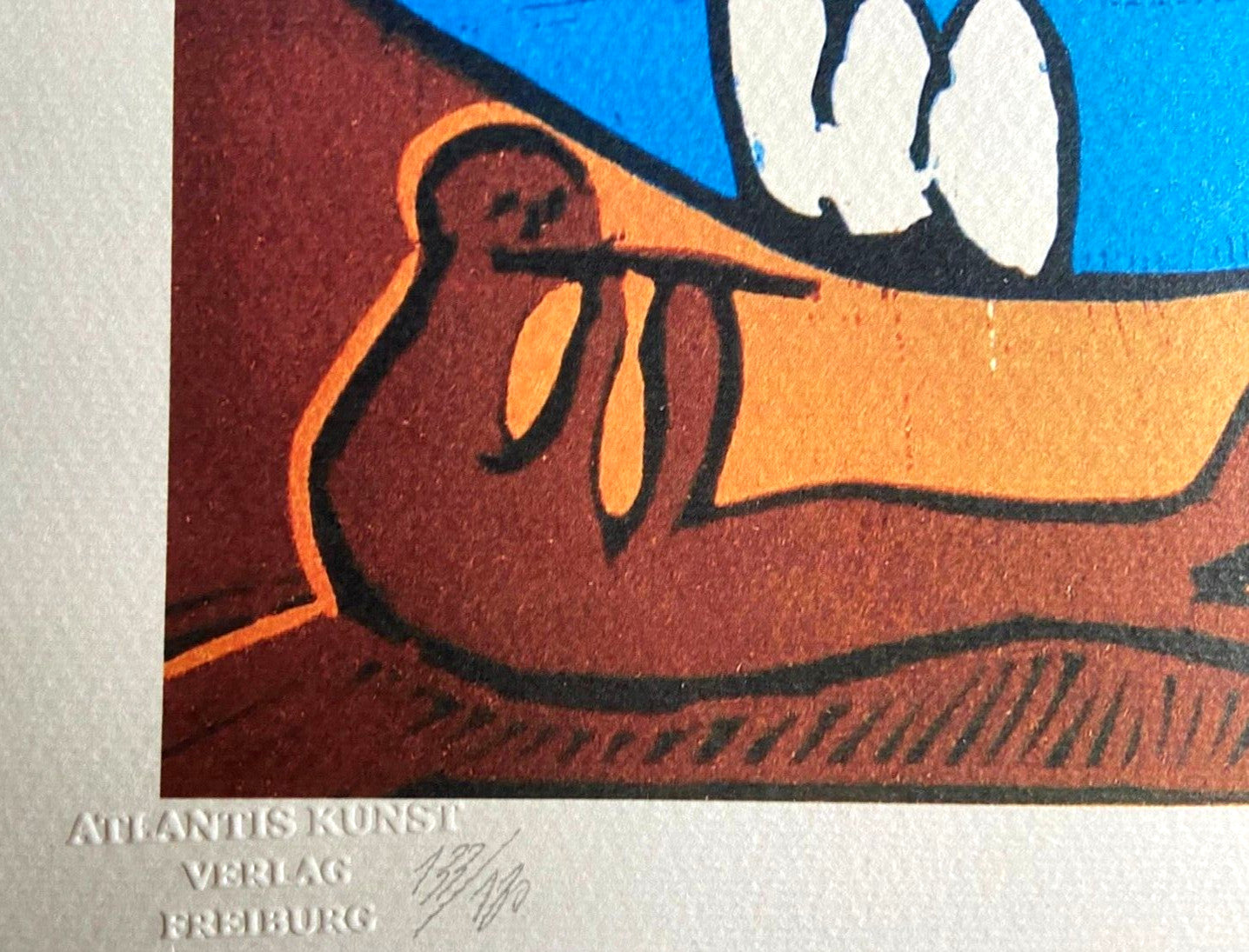 Pablo Picasso Lithograph Coa Signed In Pen