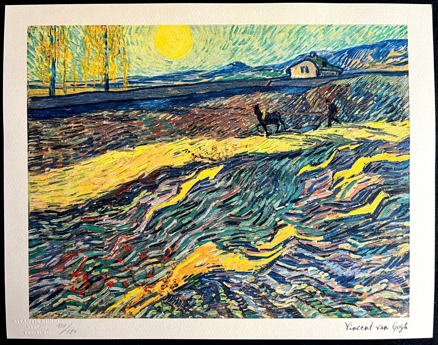 Vincent Van Gogh Lithograph Coa Signed Numbered
