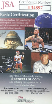 George Hamilton Autographed Contract (Jsa)