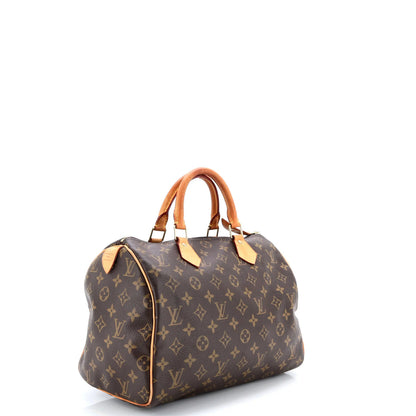 Louis Vuitton Speedy Handbag Monogram Canvas 30