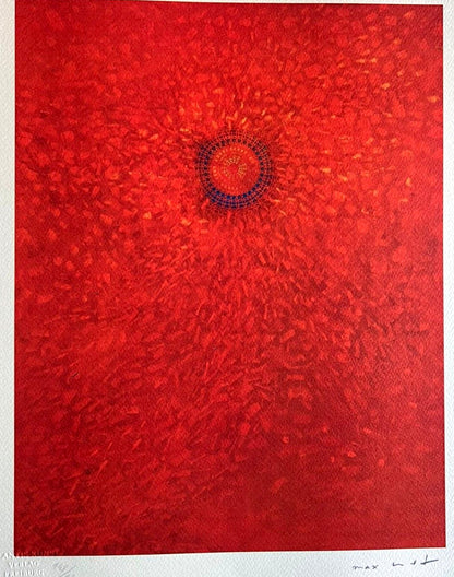 Max Ernst Lithograph Coa Signed Op Numbered By Hand