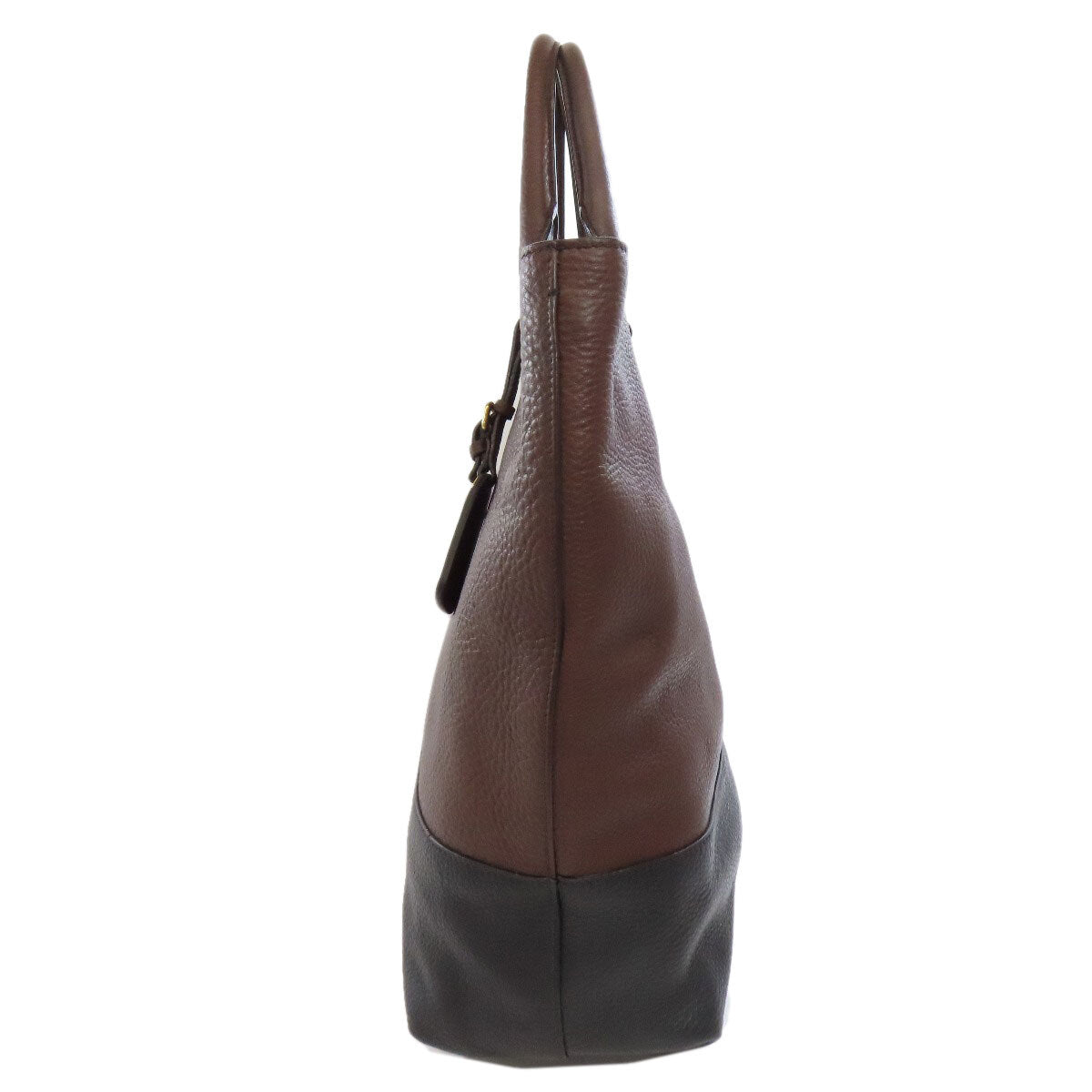 PRADA   Tote Bag logo Leather
