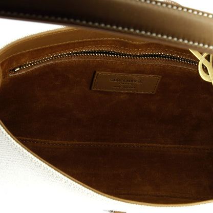 Saint Laurent Le 5 A 7 Hobo Canvas Small
