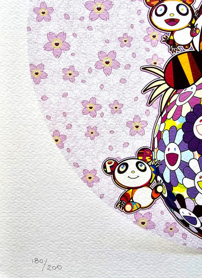 Takashi Murakami Lithograph Coa Numbered In Pencil Limited