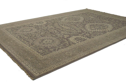 Handmade Extra Large Floral Oriental Rug Low Pile