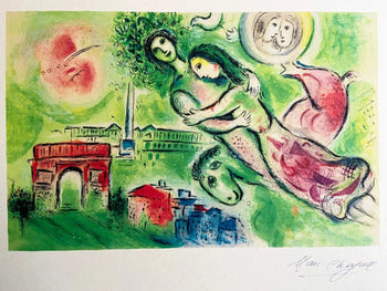 Marc Chagall Lithograph Coa Numbered Limited