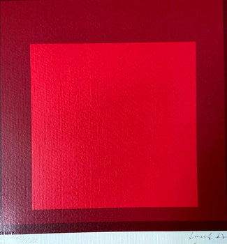 Josef Albers Lithograph Certified Numbered By