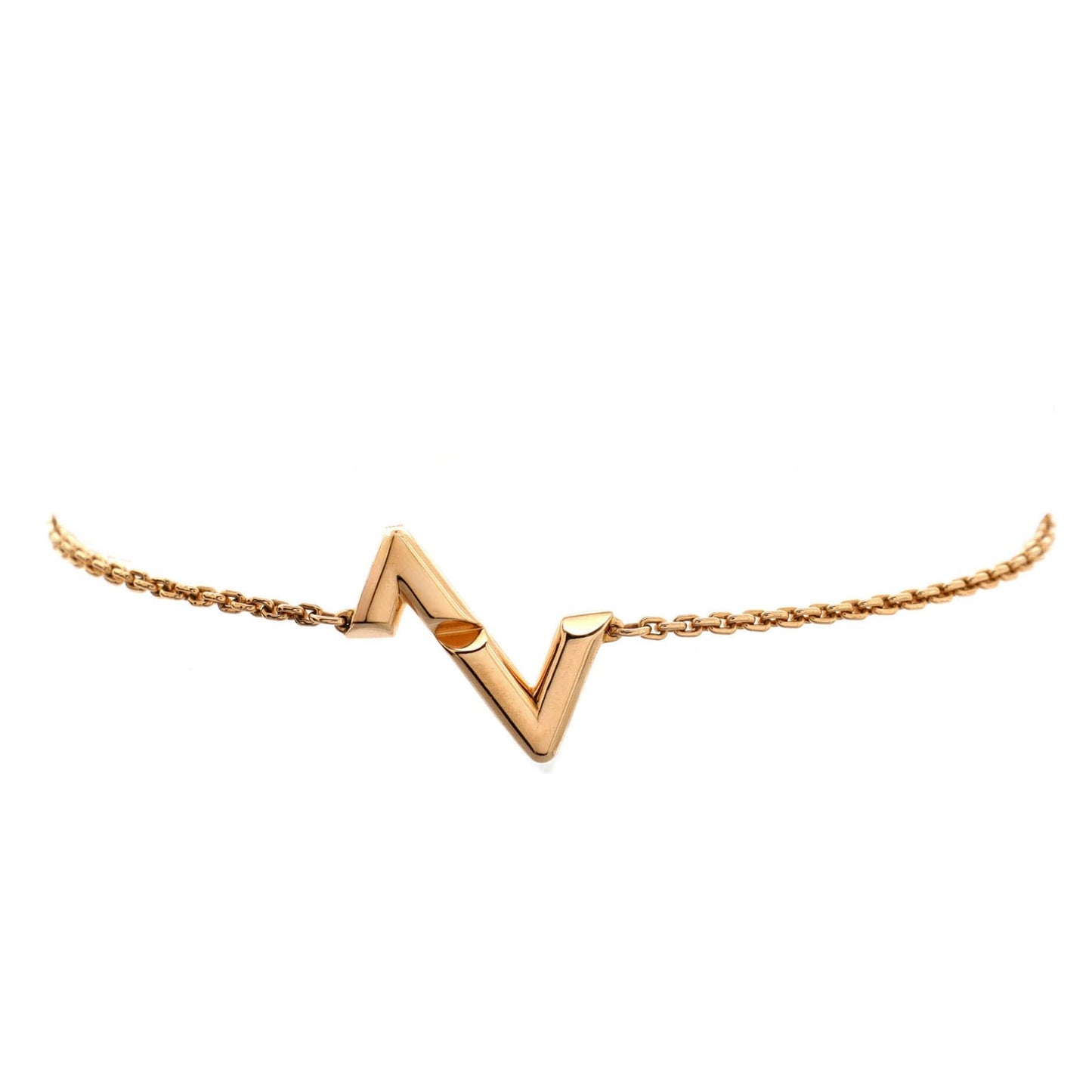 Louis Vuitton Lv Volt Upside Down Chain Bracelet 18K Rose Gold