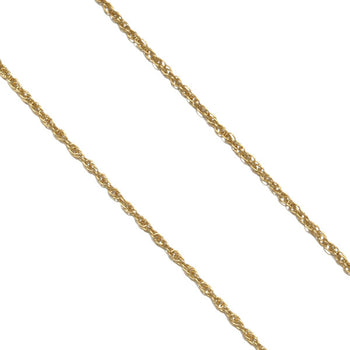 Celine Chain Necklace Screw 42Cm 18K 750 Yellow Gold