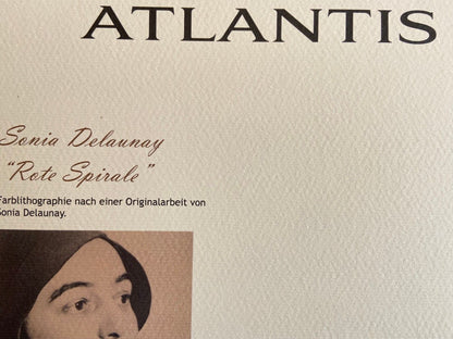 Sonia Delaunay Lithograph Coa Signed Op Numbered