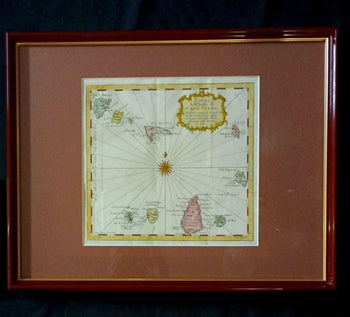 1781 Bellin Antique Map 