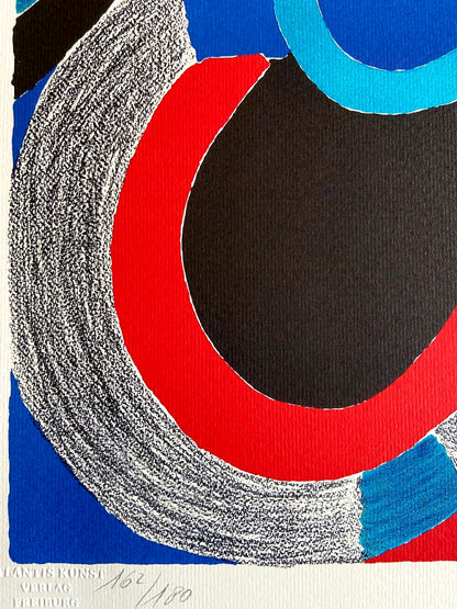 Sonia Delaunay Lithograph Coa Signed In Pen Numbered