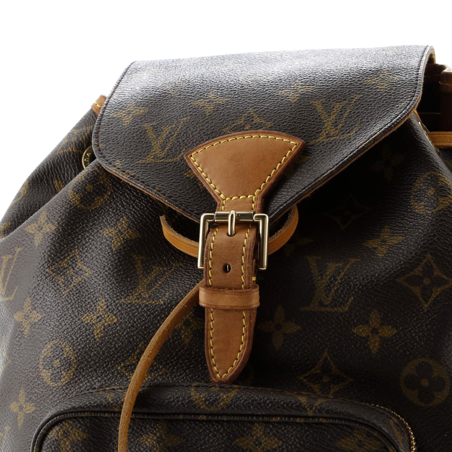 Louis Vuitton Vintage Montsouris Backpack Monogram Canvas Mm