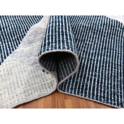 11'10"X15'2" Gray Art Deco Collection Wool Hand Knotted Oversized Rug