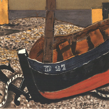 Georges Braque La Barque Dlm27 " Lithograph Cubism