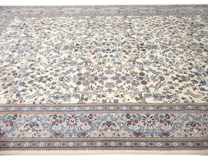 Handmade Extra Large Oriental Rug Animal Design