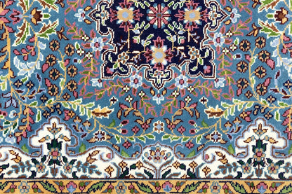 Handmade Kirman Oriental Rug Classic Floral