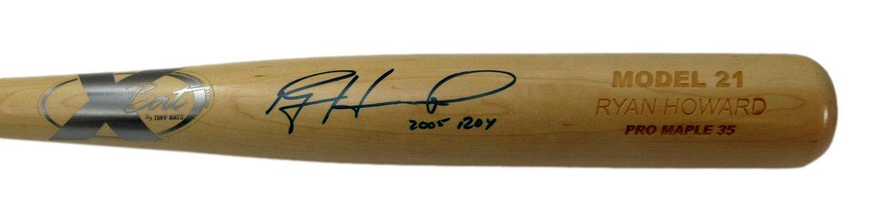 Ryan Howard Autographed/Inscribed X Bat Player Model Phillies Jsa 180926