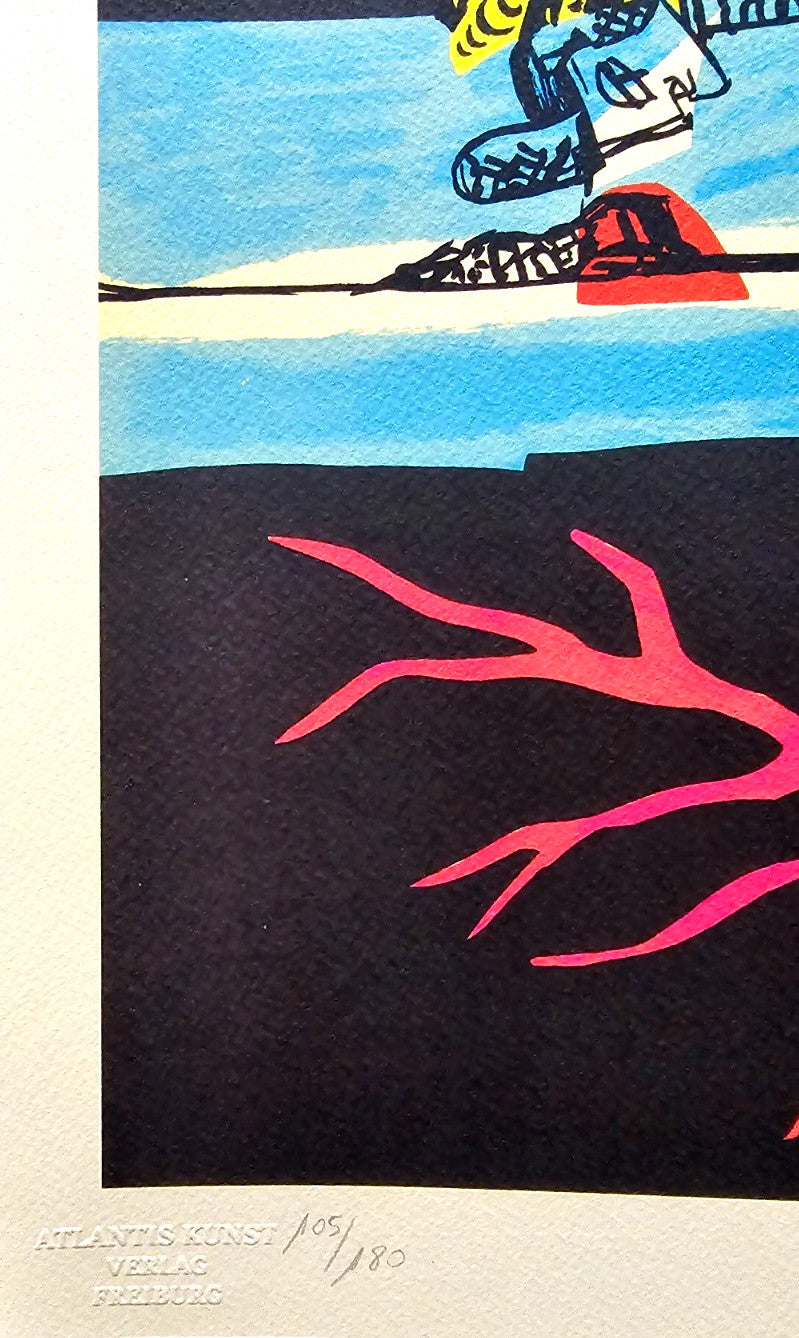 Le Corbusier Lithograph Coa Stamped Certified / Hand Numbered