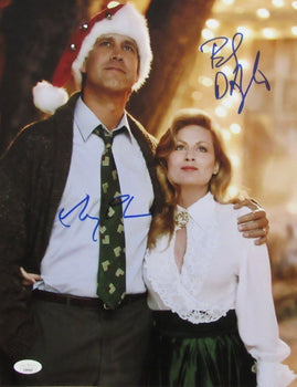 Chevy Chase/Beverly D'Angelo Dual-Autographed 11X14 Photo Christmas Vacation Jsa