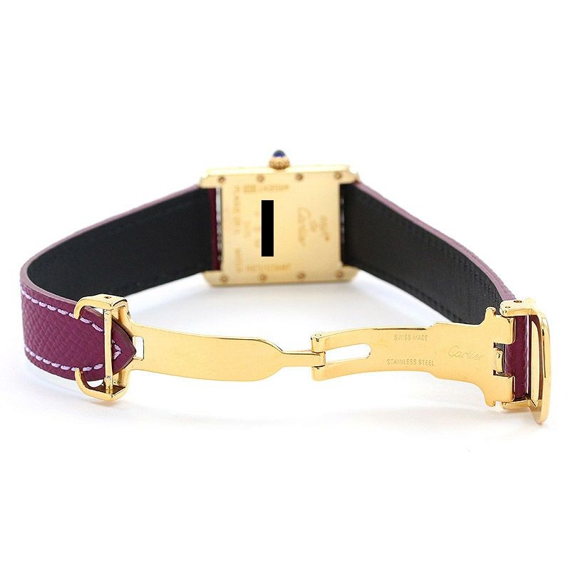 Cartier Must Tank Sm Vermeil 2003 Christmas Limited Edition W1017554