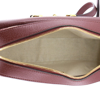 Gucci Horsebit 1955 Flap Pocket Camera Bag Gg Canvas And Leather Small