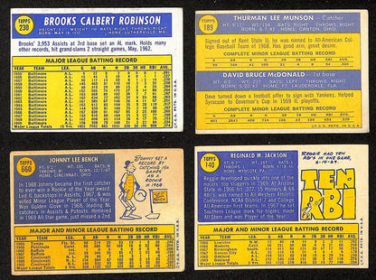 1970 Topps Baseball Card Complete Set (1-720)