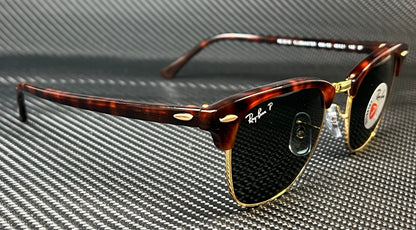 RAY BAN RB3016 990 58 Red Havana Square 55 mm Polarized Unisex Sunglasses