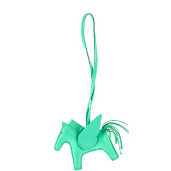 Hermes Monochrome Pegase Rodeo Bag Charm Leather Pm