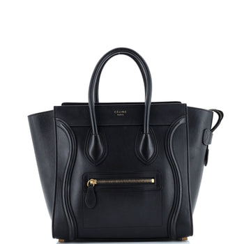 Celine Luggage Bag Smooth Leather Micro