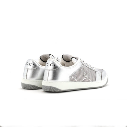 Gucci Screener Sneakers Gg Canvas With Crystals