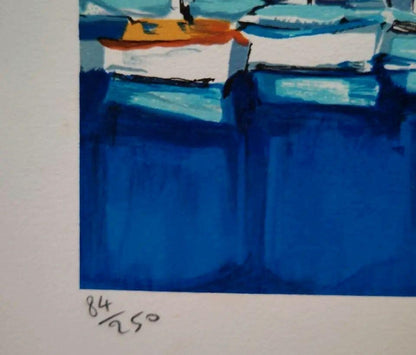 Jean Claude Quilici (French) - Corsica Original Serigraph Print Signed Numbered