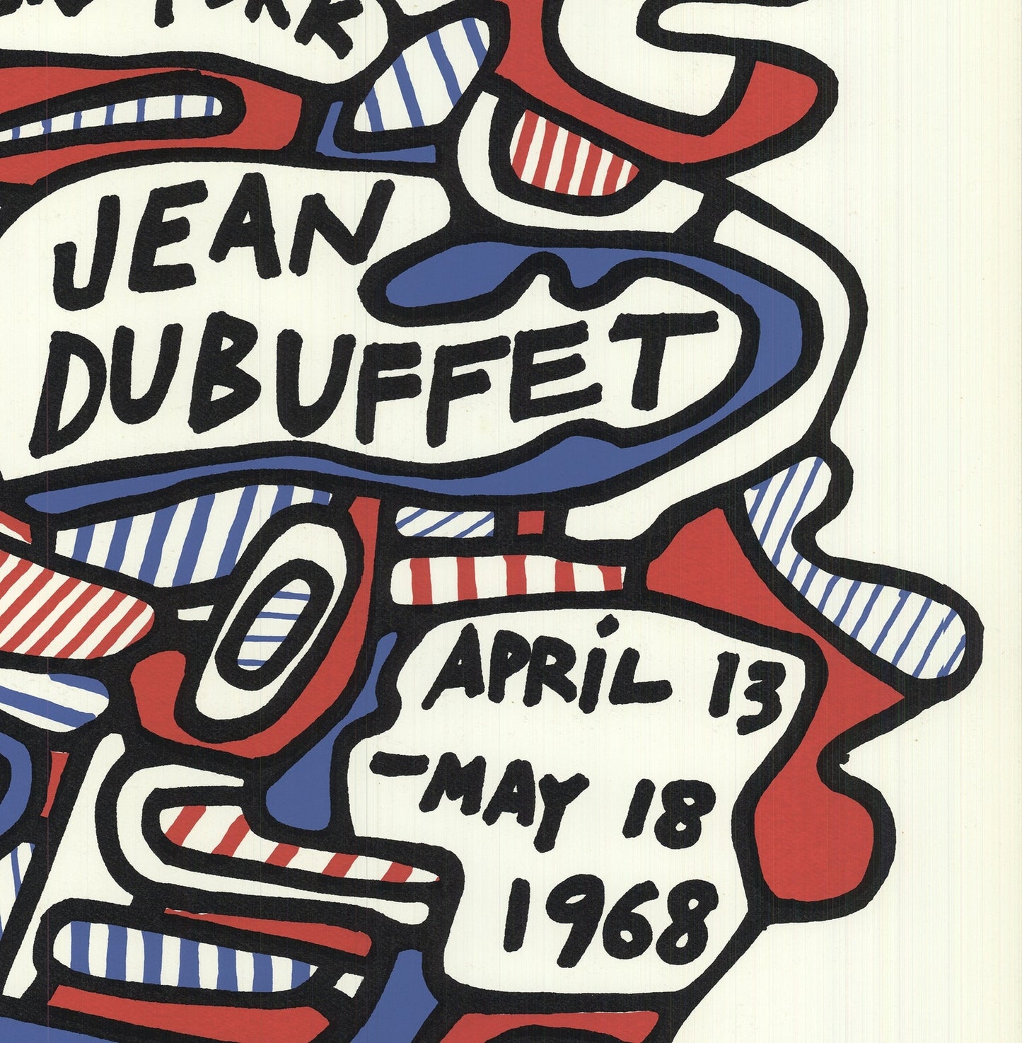 Jean Dubuffet Painted Sculptures " Lithograph Modernism