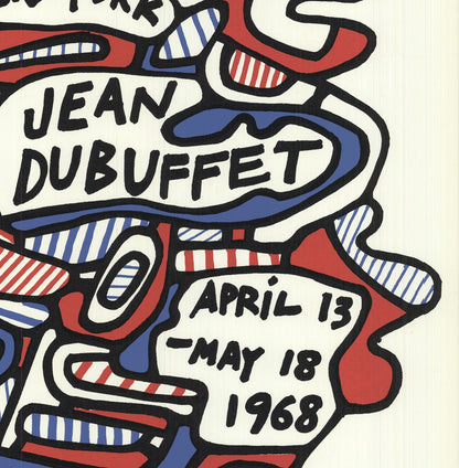 Jean Dubuffet Painted Sculptures " Lithograph Modernism