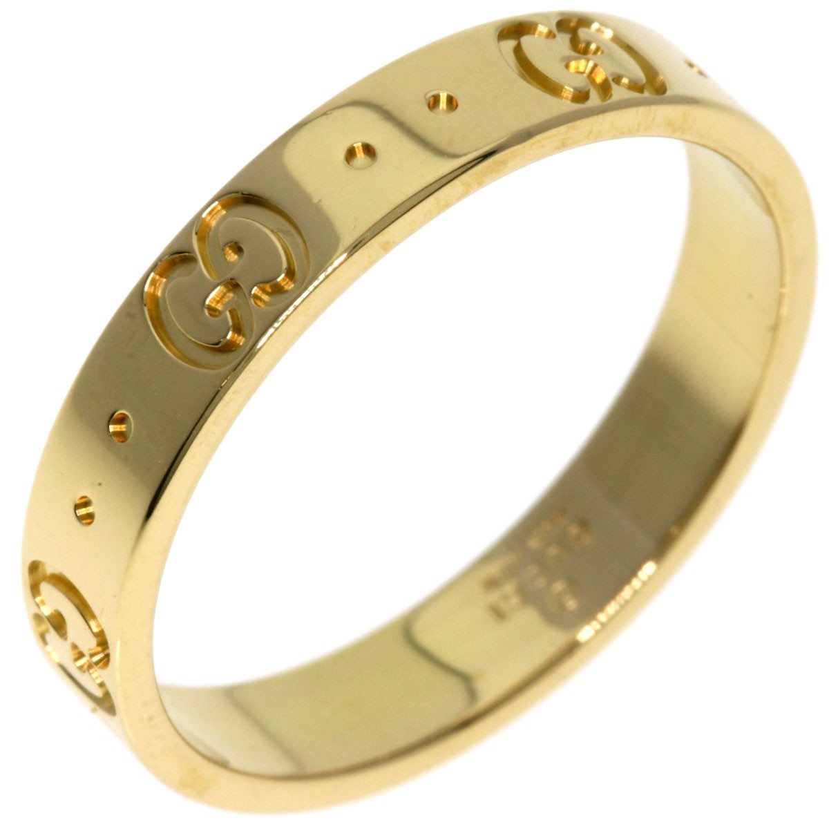 Gucci Icon # 19 Ring K18 Yellow Gold Ladies []