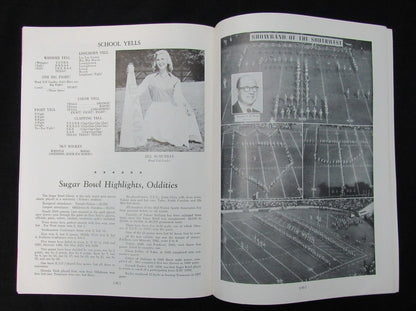 January 1, 1958 Sugar Bowl Ole Miss Vs. Texas Ncaa Football Game Program 194650