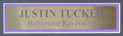 Justin Tucker Autographed Framed Baltimore Ravens