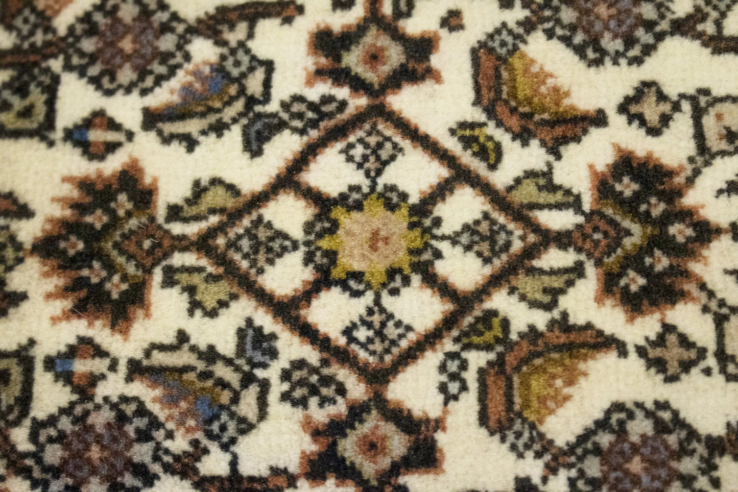 Handmade Vintage Wool Oriental Rug Cinnamon Clay Tribal Small Carpet 2X2'4 ft
