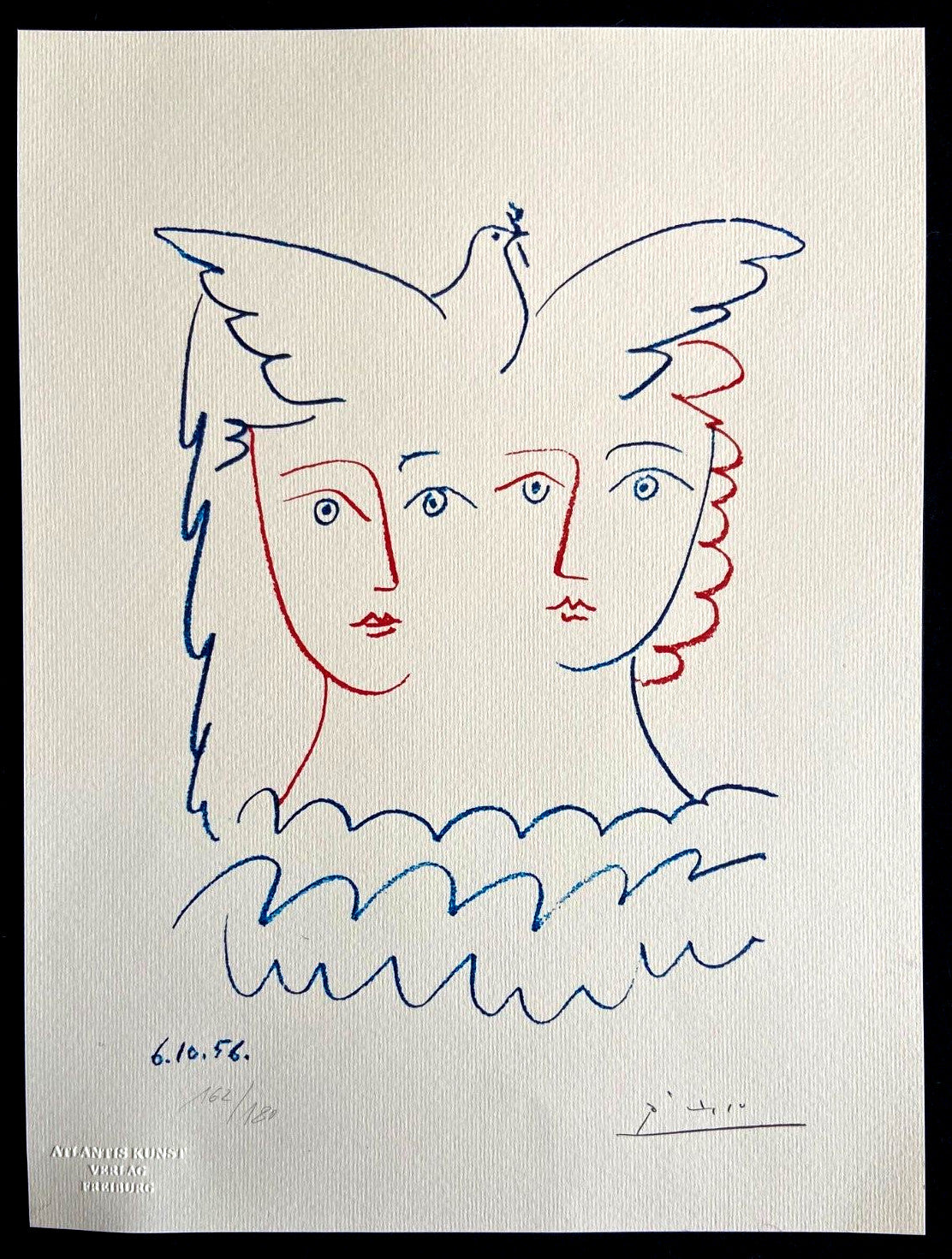 Pablo Picasso Lithograph Coa Signed Numbered By Hand