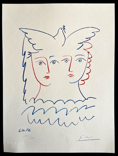 Pablo Picasso Lithograph Coa Signed Numbered By Hand