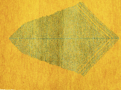 Decor Handmade Indo-Gabbeh Rug 4X6 Modern Bordered Oriental Carpet Entryway