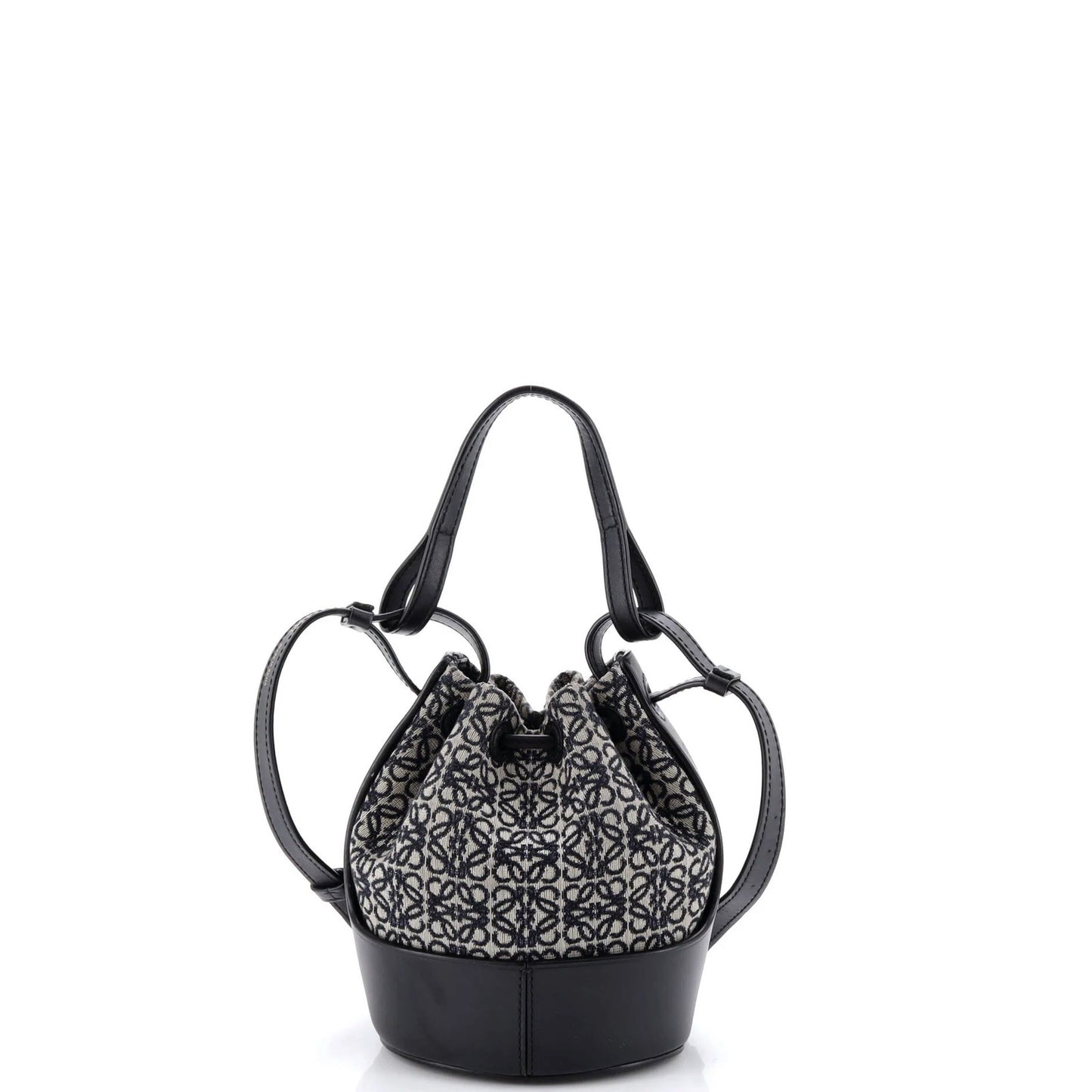Loewe Balloon Bucket Bag Anagram Canvas And Leather Mini